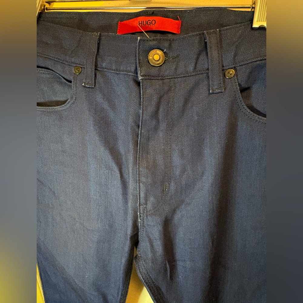 BOSS denim straight leg. Men’s Jeans - Picture 4 of 9